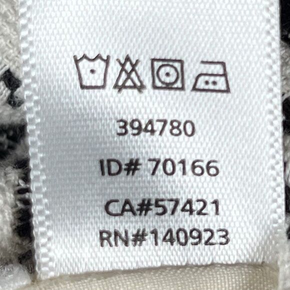 Ann Taylor Loft Sz 14 Pencil Skirt Knee Length High Rise Geometric Striped - Picture 10 of 10